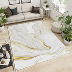 Tapete Arte Abstrata na cor Marfim